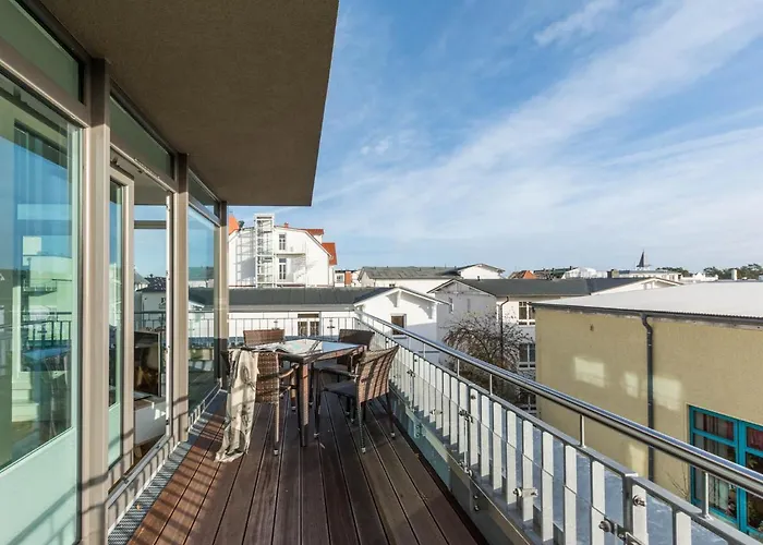 Strandvillen Binz - Ferienwohnung Mit 2 Schlafzimmern, Terrasse Und Balkon Dr-434
